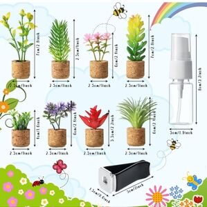 Assorted Mini Artificial Plant Car Accessory Or Magnet